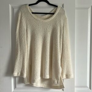 H&M Fuzzy Cozy Long Sleeve Size: Small, Color: Ivory